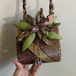 Rare Vintage Mary Frances Clutch Purse